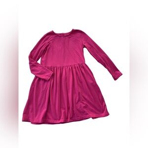 Primary Size 12 Pink Long Sleeve Perfect Pocket Dress